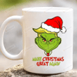 Trump Mug, Make Christmas Great Again Trump Mug, Trump Grinch Mug, Birthday Christmas Gifts For Mom Dad Best Friend