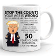 Stop The Count Mug, Election 2022, Trump Supporter, Funny Anti Biden Mug, Gifts For Him For Her For Friend