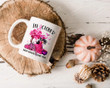 In October Even Witches Wear Pink Mug, Halloween Mug, Breast Cancer Mug, Gifts For Her, Halloween Gifts For Her