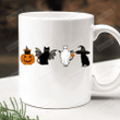 Black Cat Pumpkin Halloween Mug, Black Cat Mug, Halloween Pumkin Mug, Halloween Gifts For Mom Dad Best Friend