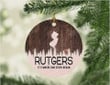 New Jersey Rutgers It's Where Our Story Began Ornament, Gift For Couple Ornament, Christmas Gift Ornament