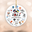 2022 Current Event Ornament, 2022 In Review Ornament, Gasoline Christmas 2022 Ornament, Christmas Gifts For Mom Dad Best Friend