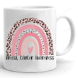 Breast Cancer Awareness Mug, Pink Rainbow, Pink Warrior, Gifts For Her, Gifts For Breast Cancer Fighter