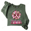 Breast Cancer Warrior Sweatshirt, Breast Cancer Awareness Sweatshirt, Sunflower Cancer