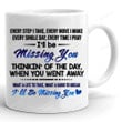 Every Step I Take Every Move I Make Mug, Sympathy Gifts, Loss Of Father, Loss Of Mother, Memorial Rememberance Gifts For Dad For Mom