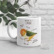 Anatomy Of A Caique Coffee Mug Parrot Lover Presents