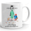 Queen Elizabeth Ii Platinum Jubilee Mug, Her Majesty Queen Elizabeth 1926-2022 Novelty Coffee Mug, Rip Queen Elizabeth Mug, Queen Elizabeth Ii Memorial Mug, Queen Of England Memorabilia Gifts