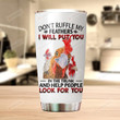 Don't Ruffle My Feathers I Will Put You In The Trunk And Help People Look For You Appreciation Tumbler Gifts For Women Men Her Sister Couples Gifts Box