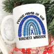 Proud Mama Of The Toughest Warrior Mug, Gifts For Friend For Family, Diabetes Awareness, Diabetic Month
