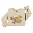 Santa Baby Sweatshirt, Hippie Christmas Santa Hanging Shirt Gifts For Men For Women On Christmas Birthday Fall Season