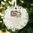 Personalized Our First New Home Christmas Ornament, Gifts For Couple, First Xmas New House 2022, Decoration Gifts Tree