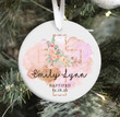 Personalized Baptism Ornament, Baptism Gift Ornament, Christmas Gift Ornament