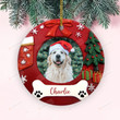 Personalized Dog Christmas Ornament, Hanging Decoration Gifts For Pet, Dog Gifts, Gifts For Dog Mom Dog Dad On Christmas