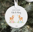 Personalized Our First Christmas Together Ornament, Deer Gift Ornament, Christmas Gift Ornament