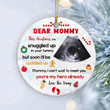 Personalized Dear Mommy Ornament, Custom Baby Sonogram, Christmas Gifts For Mom, New Mom Gifts, New Born Baby
