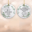 Personalized Best Offician Ever Wedding Ornament Gifts, Thank You For Marrying Us, Wedding Party Crew Decoration Gifts