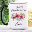 Best Daughter In Law Ever Mug Gifts, Birthday Christmas Gifts From Mother In Law To Daughter In Law
