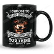Wolf Mug, I Choose To Play Stupid But Trust Me I Know Everything Mug, Birthday Halloween Gifts For Best Friend