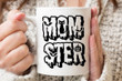 Momster Ceramic Coffee Mug, Funny Halloween Gifts For Mom From Daughter Son, Halloween Mom Gifts Mug