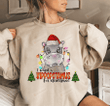 Hippopotamus Sweatshirt, I Want A Hippopotamus For Christmas Sweatshirt, Christmas Gifts For Hippo Lovers
