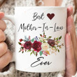 Best Mother In Law Ever Mug Gifts, Mother In Law Mug Gifts For Women Mom On Mothers Day Birthday Christmas Weddding
