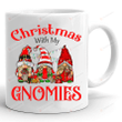 Christmas With My Gnomies Mug, Gnomies Christmas Mug, Christmas Gifts For Mom Dad Best Friend