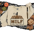 Milf Man I Love Fall Sweatshirt, Fall Autumn Sweatshirt For Women, Funny Leopard Pumpkin Autumn Lover Shirts For Women