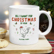 Personalized All I Want For Christmas Is Your Cock, Christmas Couple Gifts, Funny Decoration Gifts For Boyfriend Husband From Girlfriend And Wife