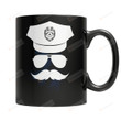 Police Face Mustache Police Mug Coffee Gifts For Police Gifts For Coworker Funny Police Mug Police Academy Gifts