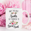 Aunts Promoted To Great Aunt New Aunt Mug Future Aunt Gifts Best Aunt Ever Mug