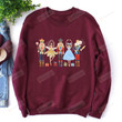 Christmas Nutcracker Sweatshirt, Sugar Plum Fairy Christmas Xmas Shirt Gifts For Mom Dad Friends, Christmas Sweater, Xmas Shirt, Christmas Shirt