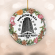Nakatomi Plaza Christmas Ornament, Die Hard Xmas Ornament For Tree Decor, Nakatomi Plaza Christmas Party 1988 Ornament