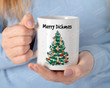 Merry Dickmas Mug, Dirty Christmas Coffee Mug, Funny Christmas Gifts For Girl GirlFriend Wife From Husband BoyFriend