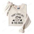 There Is Some Ho's In This House Sweatshirt, Funny Christmas Crewneck Sweatshirt Gifts For Women
