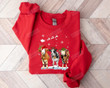 Cow Christmas Sweatshirt, Christmas Sweatshirt, Funny Heifers Christmas Shirt, Cow Holiday Sweater