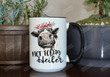 Not Today Heifer Mug, Not Today Heifer Cow Mug, Funny Coffee Cups For Her, Cow Gift, Funny Cow Coffee Mug 11oz
