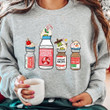 Critical Care Nurse Peppermint Mocha Propofol Sweatshirt, Xmas Christmas Holiday Sweater Gifts For Nurse For Her