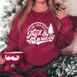 I Like Them Real Thick And Sprucy Sweatshirt, Christmas Tree Sweatshirt, Christmas Gifts For Women