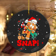 Oh Snap Gingerbread Christmas Ornaments, Gingerbread Christmas Ornaments, Funny Christmas Gifts