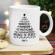His Name Shall Be Christmas Tree Mug, Religious Xmas Mug, Merry Christmas Gifts For Jesus Lovers