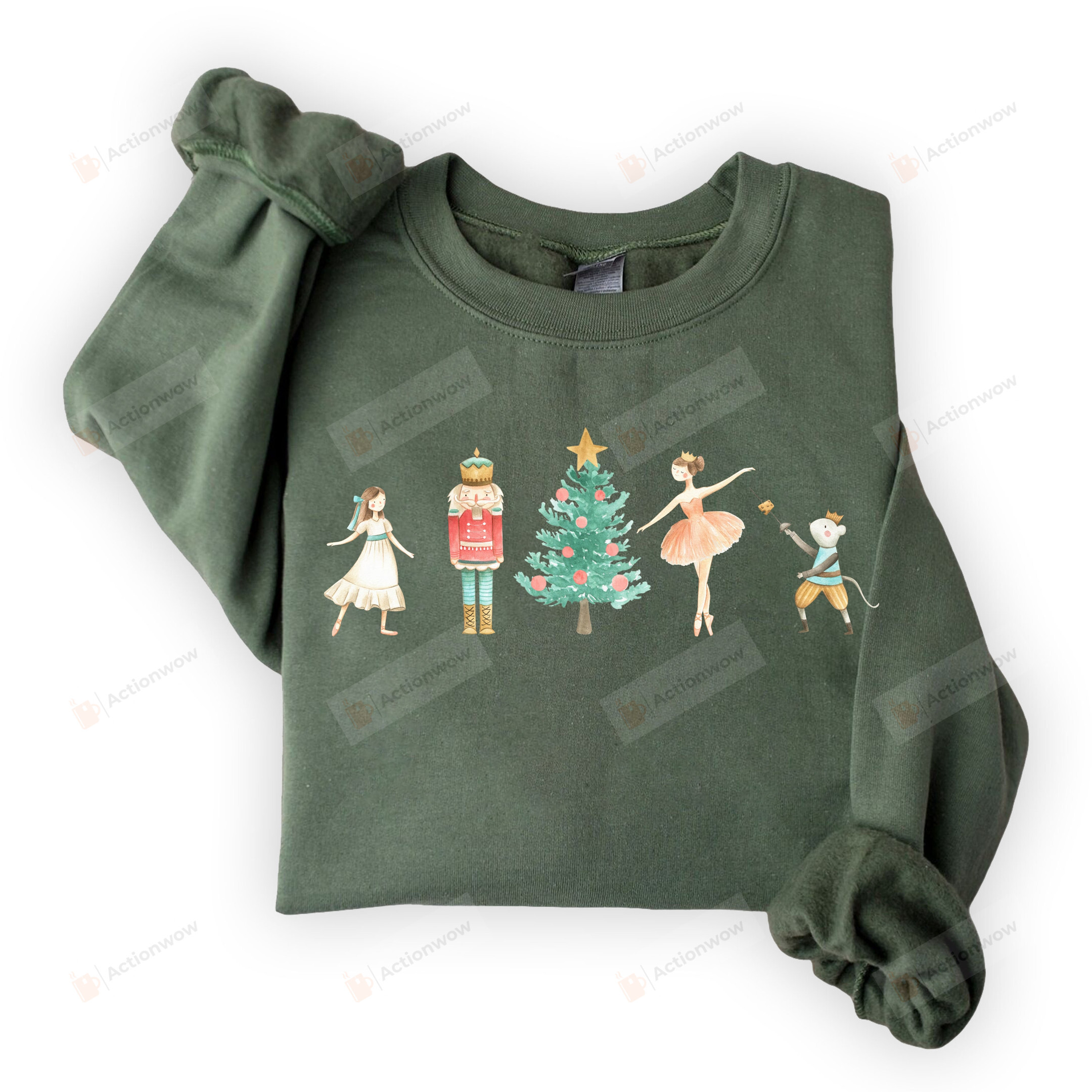 Nutcracker Christmas Sweatshirt, Nutcracker Christmas Sweatshirts For Family, Ballet Sweater Women