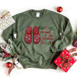 Crocin Around The Christmas Tree Sweatshirt, Christmas Jumper Holiday Xmas Shirt For Women For Her