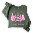 Merry Christmas Tree Sweatshirt, Christmas Shirt For Family, Gifts For Friend For Family, Holiday Christmas Gifts For Women For Men
