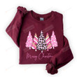 Merry Christmas Tree Sweatshirt, Christmas Shirt For Family, Gifts For Friend For Family, Holiday Christmas Gifts For Women For Men