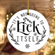 It's Not Going To Lick Itself Ornament, Funny Naughy Couple Christmas Ornaments, Gifts For Him For Her