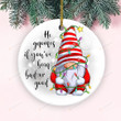 Gnome He Gnomes If You've Been Bad Or Good Christmas Ornaments, Gnome Ornaments, Christmas Gifts