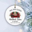 Children Listen To Nothing Ornament, Funny Christmas Gifts For Mom Grandma Grandpa Dad