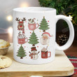 Christmas Elements Mug, Christmas Mug, Cute Christmas Little Things Cup Gifts For Family Friend