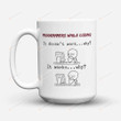 Programmers While Coding Novelty Coffee Mug, Funny Coding Tech Work Gifts