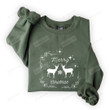 Merry Christmas Reindeer Sweatshirt, Christmas Sweater For Women, Christmas Gifts For Family Friend